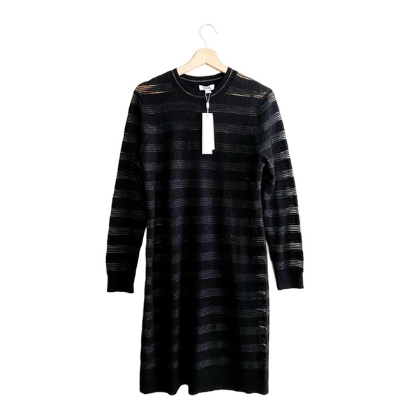 525 America Dresses & Skirts - 525 America | Sweater Dress | Black & Shimmer | Women’s Large